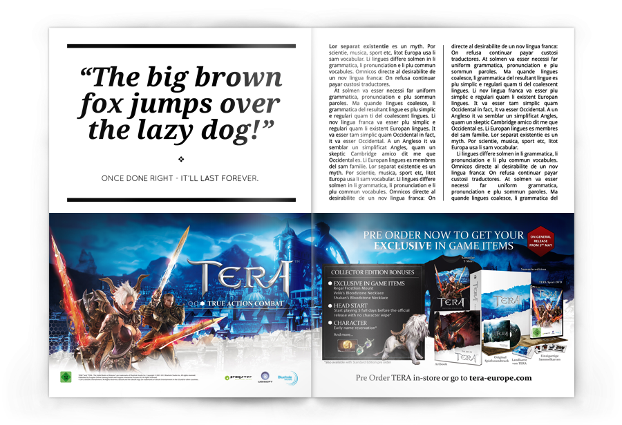 print ad portfolio-gfx