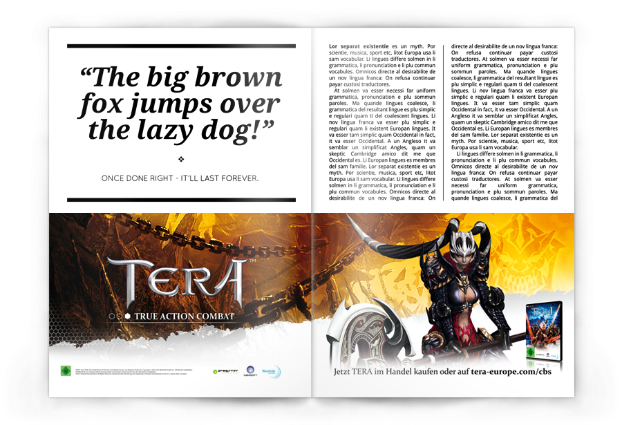 print ad portfolio-gfx